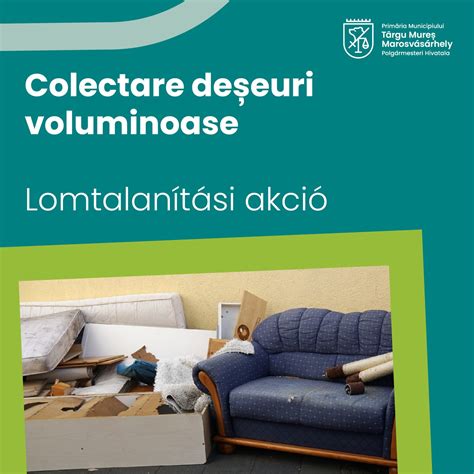 Campania de colectare a deșeurilor voluminoase continuă și în noiembrie