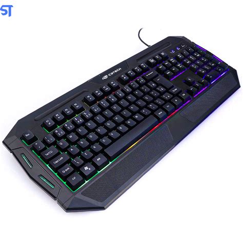 Teclado Gamer C3Tech LED Multicolorido USB Anti Ghosting ABNT2