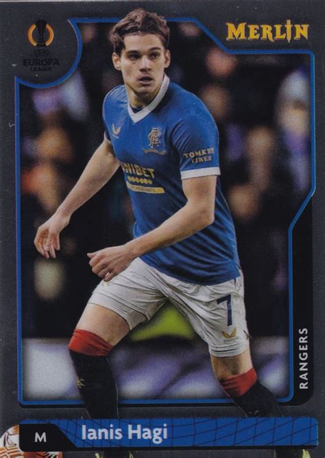 2021 22 Merlin Chrome UEFA Base 65 Ianis Hagi Rangers EBay