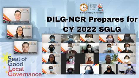 DILG NCR Prepares For CY 2022 SGLG DILG NCR