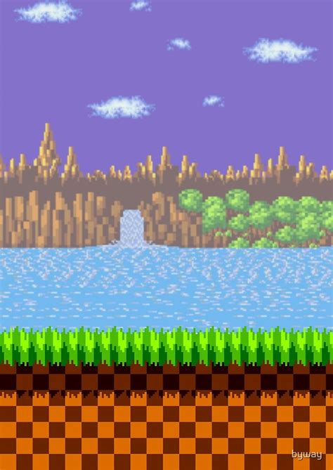 Green Hill Zone By Byway Redbubble