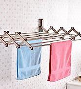 Parasnath Wall Foldable Stainless Steel Clothes Drying Stand Pipes