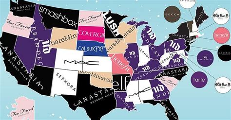 These Are The Most Popular Beauty Brands Across All 50 States