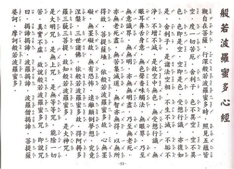 般若波羅蜜多心經 注音版 Heart Sutra Equations Mantras