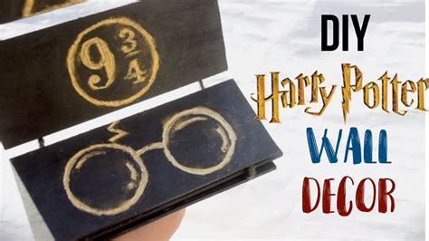 Diy Harry Potter Wall Decor Youtube