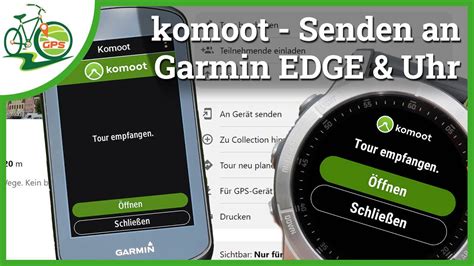 Neue Komoot Funktion Tour Senden An Garmin EDGE Uhr YouTube