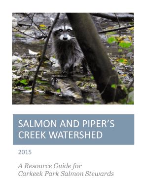 Fillable Online Carkeekwatershed Salmon And Piper S Creek Watershed