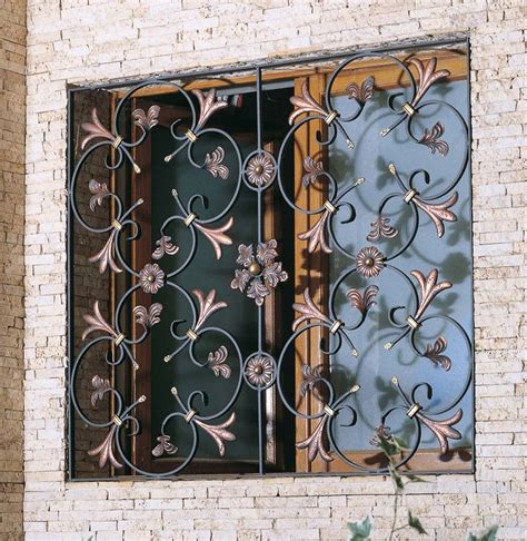 Wrought Iron Window Grill WWG 1342 - Shriram Grill