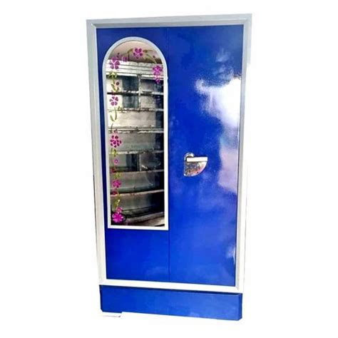 2 Door With Locker Crca Steel Almirah 6 Shelves With Mirror At Rs