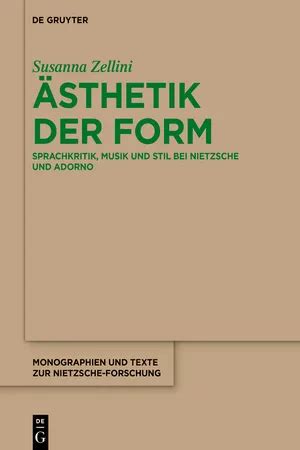 PDF Ästhetik der Form di Susanna Zellini versione eBook Perlego