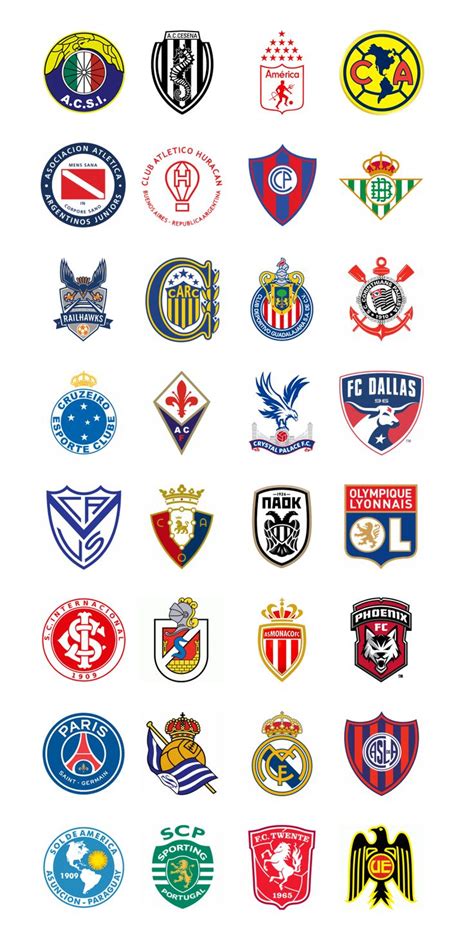 Selecci N Algunos De Mis Escudos Preferidos De Equipos De F Tbol A