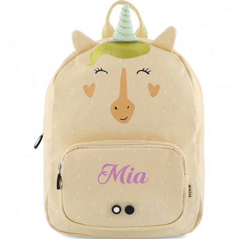 Sac Dos Maternelle Personnalis Mrs Unicorn