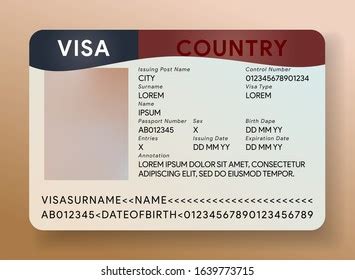 Visa Sticker Blank Images Stock Photos Vectors Shutterstock