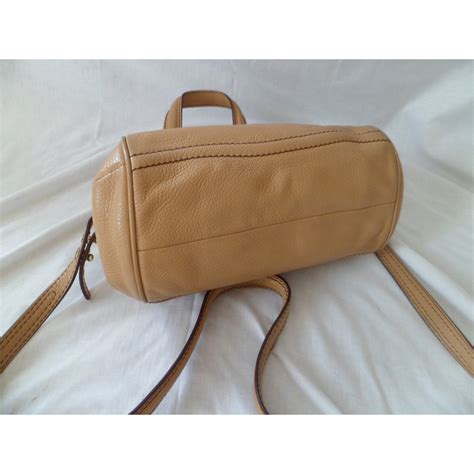 Lancel Handbag Caramel Leather Ref 23404 Joli Closet