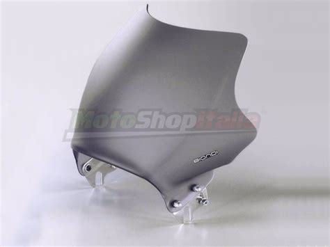 Cupolino Moto Naked Faro Tondo Universale Grigio Satinato