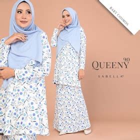 Ready Stock Baju Kurung Ironless Tanpa Gosok Queeny Kurung By Sabella