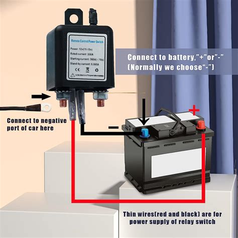 Buy Remote Battery Disconnect Switch DC12V 360A High Current Master