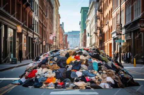 Premium Ai Image Fast Fashion Environmental Impact