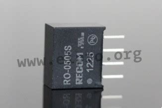 Recom Dc Dc Converters W Sil Housing Ro And Roe Series Elpro