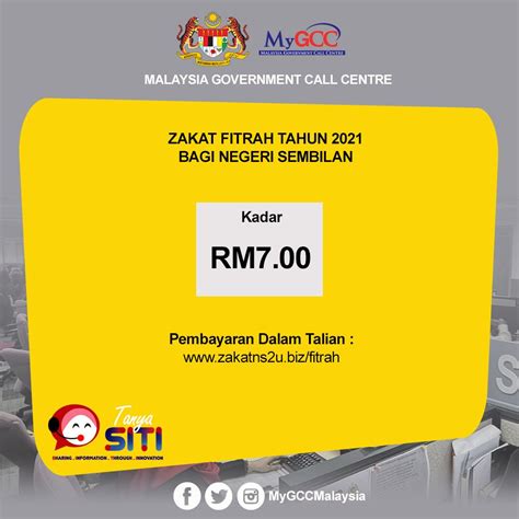 Mygcc On Twitter Kadar Zakat Fitrah Mengikut Negeri Bagi Tahun