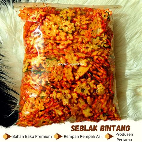 Jual Sebring Bintang Kiloan Pabrik Cemilan Viral Shopee Indonesia