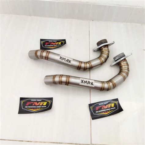 Jual Header Pipa Leher Knalpot Xmax Pnp Silincer Original Full