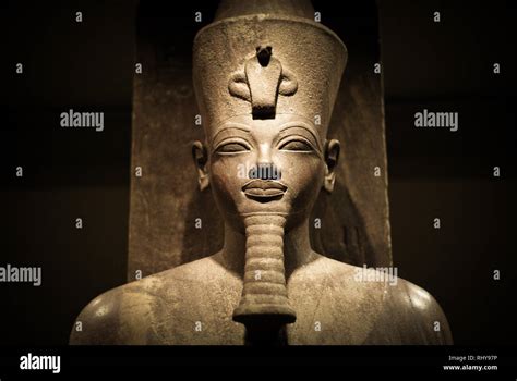 Amenophis III statue in Luxor Museum in Luxor, Egypt Stock Photo - Alamy