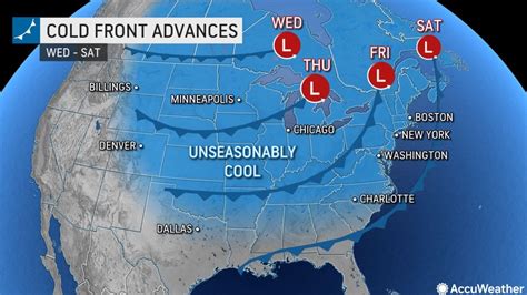 Blast Of Winterlike Cold On The Way For Midwest Northeast