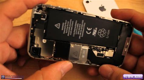 How To Take Apart An Iphone 4 Or Iphone 4s Replace Battery Or Glass Back Disassemble Your