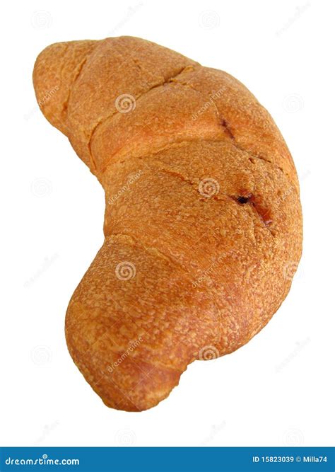 Croissant Isolated On White Stock Image Image Of Croissant French