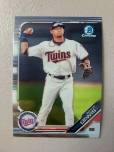 2019 Bowman Chrome Draft Royce Lewis BDC 46 Minnesota Twins Rookie EBay