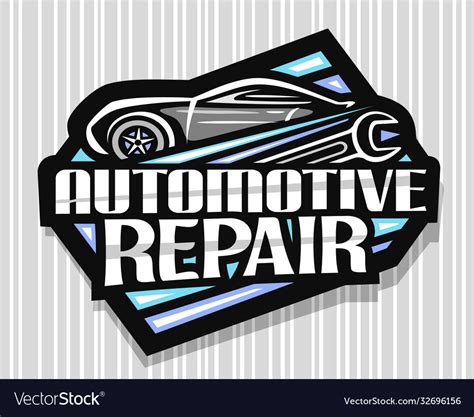 Logo For Automotive Repair Royalty Free Vector Image