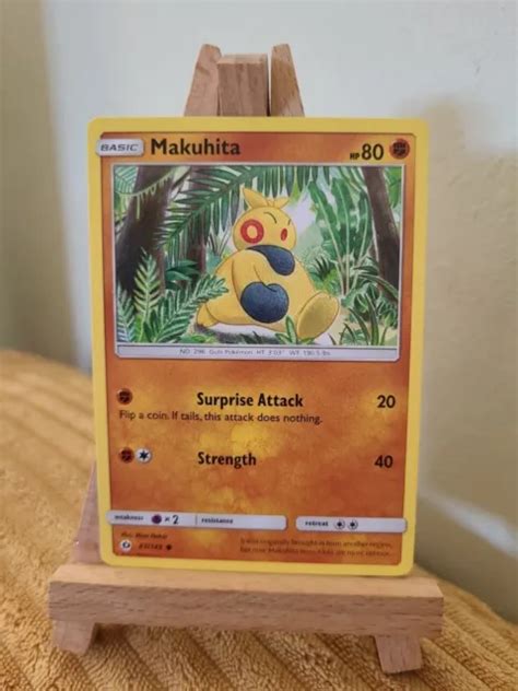 Pokemon Trading Card Game Makuhita Sun And Moon Base Common Card 67