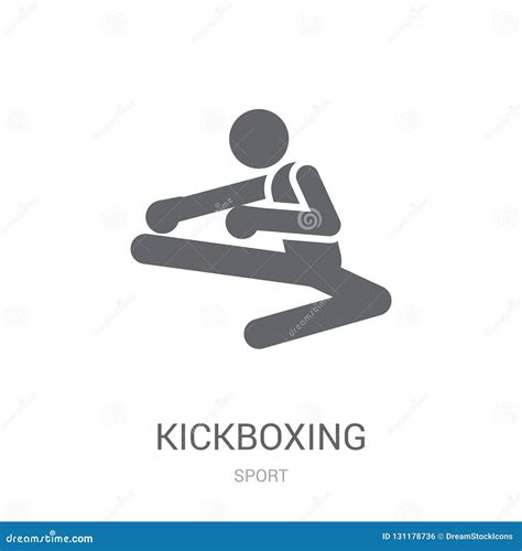 Kickboxing Icon. Trendy Kickboxing Logo Concept on White Background ...