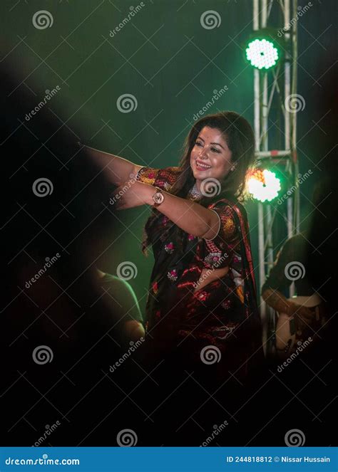 Singer Priyanka Bharali In Action During A Concert Editorial Photography Image Of