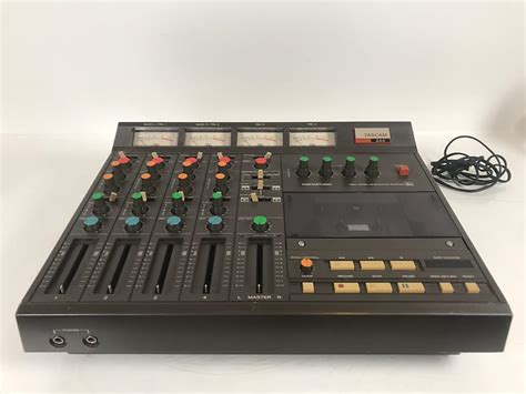 Tascam Four Track Cassette Tape Recorder Analog Mixer Reverb