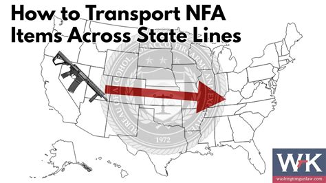 How To Transport Nfa Items Across State Lines Youtube