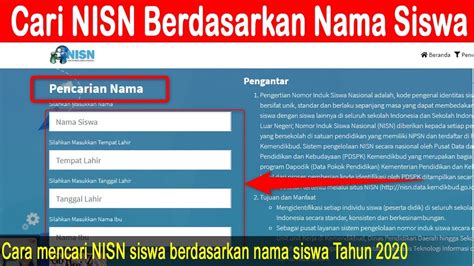 Detail Contoh Nomor Induk Siswa Koleksi Nomer 28