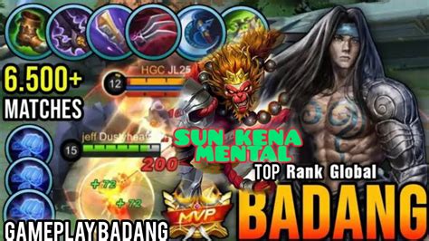 BADANG BEST BUILD 2022 BADANG TOP GLOBAL 1 BADANG SAINT SEIYA YouTube