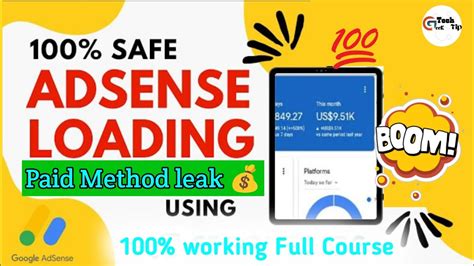 Adsense Loading 1000 Day Adsense Loading Method 2024 Paid