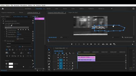 Tutorial Máscaras En Adobe Premiere Youtube