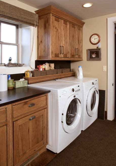 Showplace Cabinetry Hickory Craftsman Laundry Room Birmingham