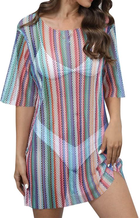 Strandkleid Damen Bikini Cover Up Pareos Beach Dress Strand