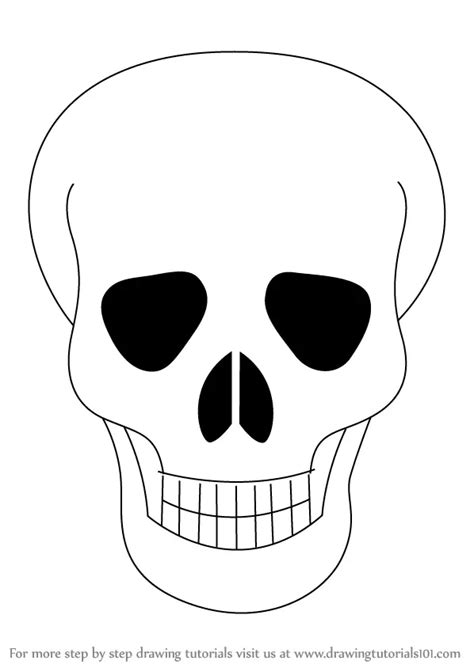 Learn How To Draw Skull Easy Skulls Step By Step Drawing Tutorials