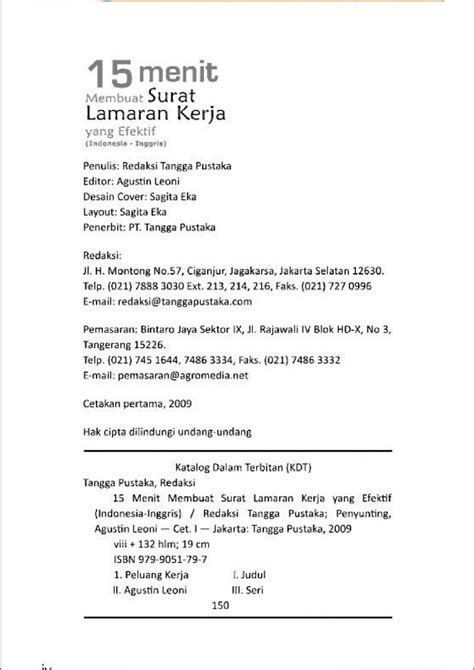 Ukuran Font Buat Lamaran Kerja Imagesee