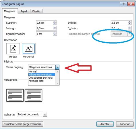 Establecer Los M Rgenes En Word Inform Tica Cotidiana