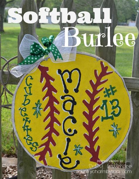 For The Softball Player Projects Country Charm By Tracy