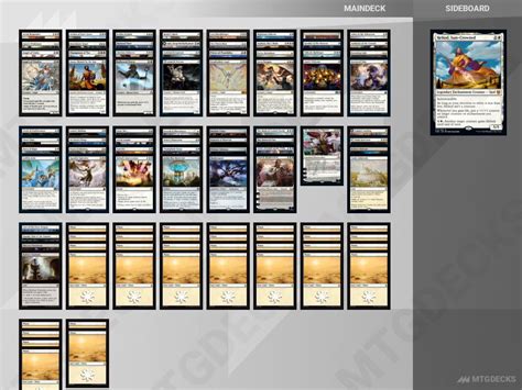 Historic Brawl Mono White Life Deck By MTGA Assistant Meta MTG DECKS