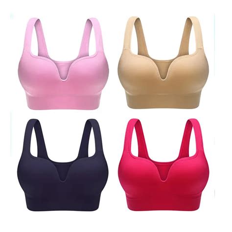 Women Yoga Sports Bras Triangle Cup Underwear Female Breathable Wrapped