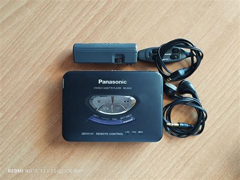 Panasonic Walkman Cassette Player Rq Sx 35 Black Operation Reverb